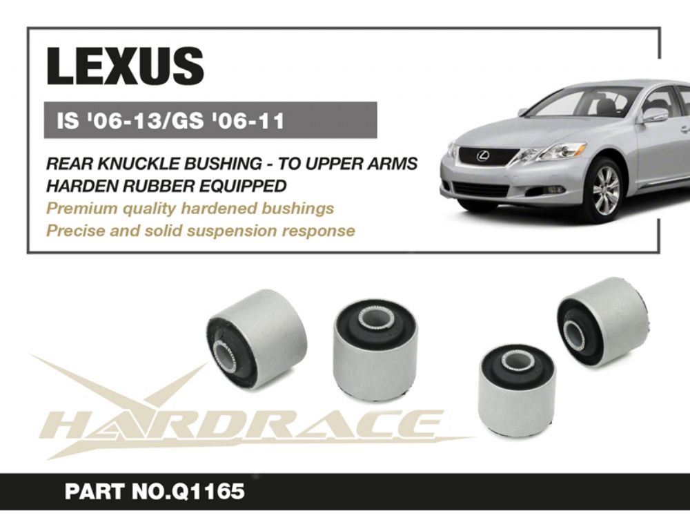 Boccole portamozzo posteriore per bracci superiori anteriori Hardrace Lexus GS MK3 e IS MK2 – kit 2 pezzi – foto 2