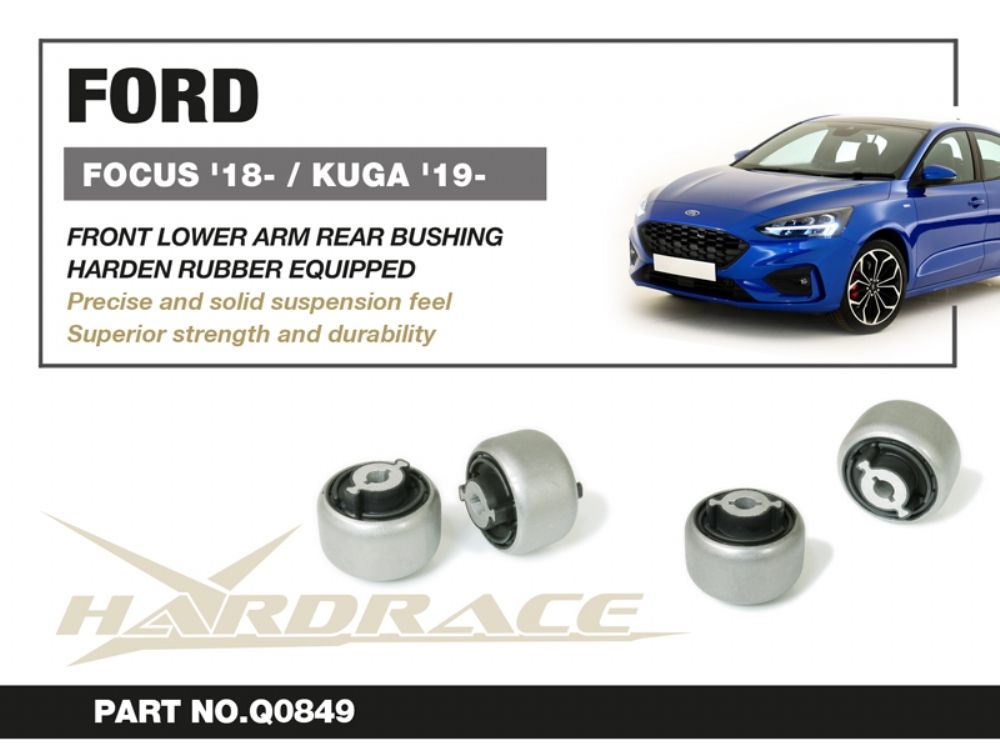 Boccole posteriori bracci inferiori anteriori Hardrace Ford Focus MK4 e Kuga MK3 – 2 pezzi – foto 2