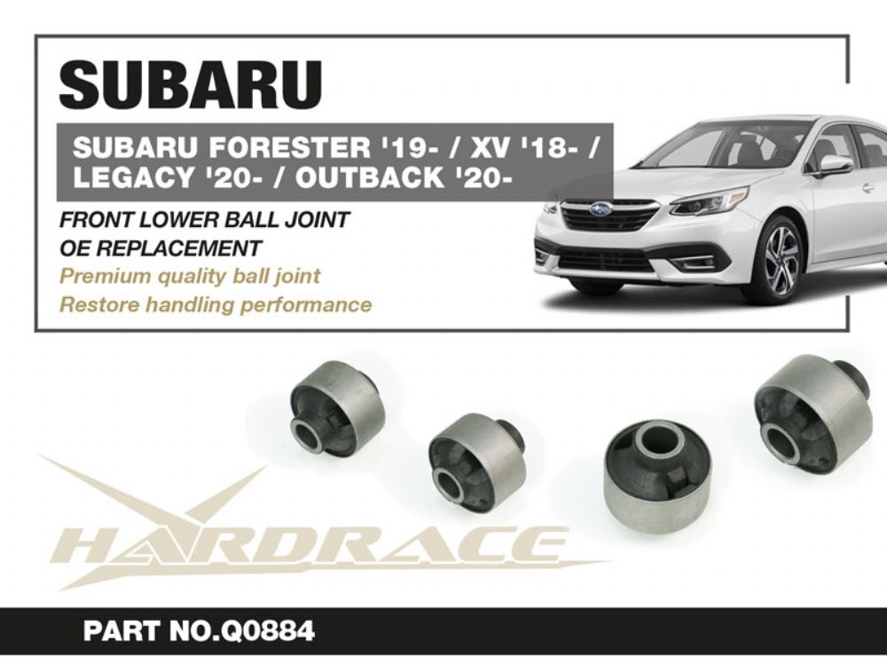 Boccole posteriori bracci inferiori anteriori Hardrace Subaru Forester, Legacy, Outback, XV e Crosstrek – 2 pezzi – foto 2