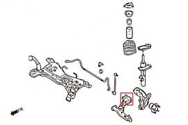 Boccole posteriori grandi per bracci inferiori anteriori Hardrace Ford Focus MK3 e Kuga MK2, Mazda 3 MK2 e Volvo V40 MK2 – 2 pezzi – foto 2