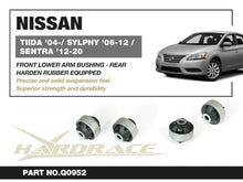 Boccole posteriori per bracci inferiori anteriori Hardrace Nissan Cube Z12 e Micra K12 – kit 2 pezzi – foto 2
