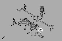 Boccole posteriori per bracci inferiori anteriori Hardrace Nissan Cube Z12 e Micra K12 – kit 2 pezzi – foto 6