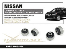Boccole posteriori per bracci inferiori anteriori Hardrace Nissan Qashqai J10 e X-Trail – kit 2 pezzi – foto 2