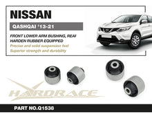 Boccole posteriori per bracci inferiori anteriori Hardrace Nissan Qashqai MK2 J11 – 2 pezzi – foto 2