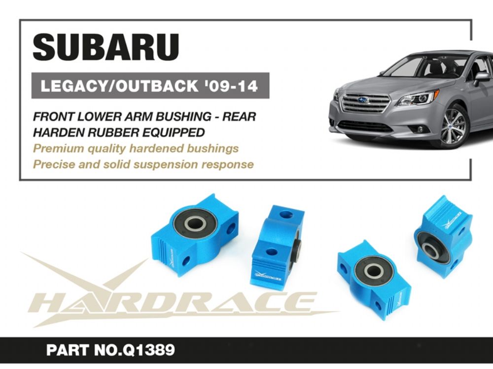 Boccole posteriori per bracci inferiori anteriori Hardrace Subaru Legacy MK6 e Outback MK5 – kit 2 pezzi – foto 2