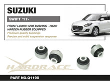 Boccole posteriori per bracci inferiori anteriori Hardrace Suzuki Swift MK6 – kit 2 pezzi – foto 2