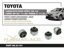 Boccole posteriori per bracci inferiori anteriori Hardrace Toyota Yaris MK2 e MK3, Vios MK2 e Prius c – 2 pezzi – foto 2