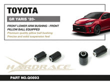 Boccole sferiche anteriori bracci inferiori anteriori Hardrace Toyota GR Yaris – 2 pezzi – foto 2