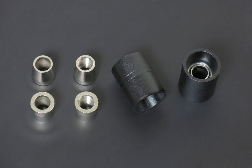Boccole sferiche bracci inferiori anteriori lato anteriore Hardrace Mitsubishi – kit 2 pezzi – foto 1