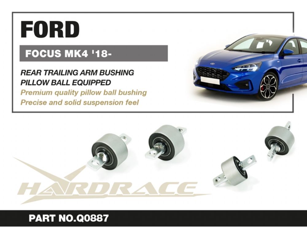 Boccole sferiche bracci longitudinali posteriori Hardrace Ford Focus MK4 – 2 pezzi – foto 2