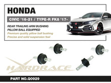Boccole sferiche bracci longitudinali posteriori Hardrace Honda Civic MK10 e Type R FK8 – 2 pezzi – foto 2