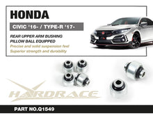 Boccole sferiche bracci superiori posteriori Hardrace Honda Civic MK10 e MK11, Prelude MK6 e Acura Integra – 4 pezzi – foto 2