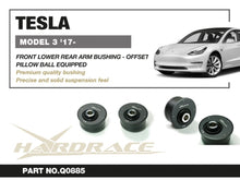 Boccole sferiche eccentriche bracci inferiori posteriori della sospensione anteriore Hardrace Tesla Model 3 e Model Y – 2 pezzi – foto 2