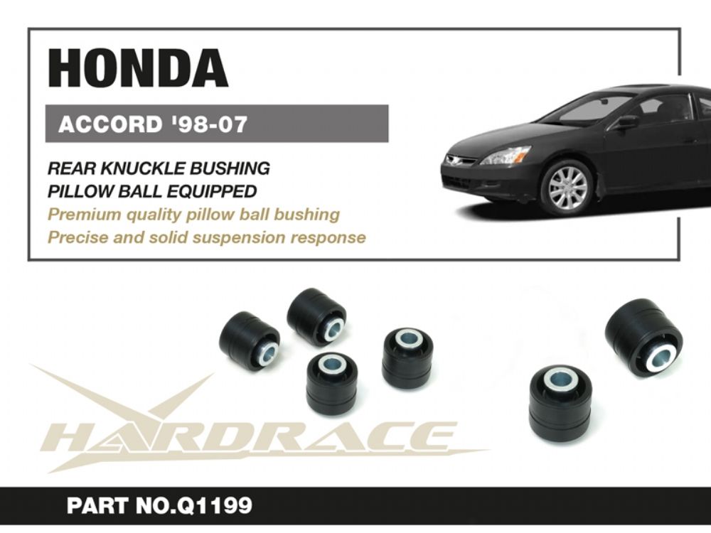 Boccole sferiche fuselli posteriori Hardrace Honda Accord MK6 e MK7 e Acura – 4 pezzi – foto 2