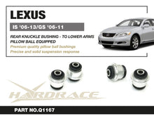 Boccole sferiche fuselli posteriori per bracci inferiori Hardrace Lexus IS XE20 e GS S190 – 2 pezzi – foto 2