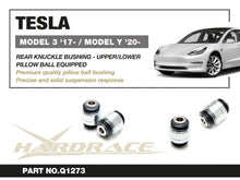 Boccole sferiche fuselli posteriori per bracci superiori e inferiori Hardrace Tesla Model 3 e Model Y – 2 pezzi – foto 2