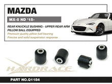 Boccole sferiche fuselli posteriori per bracci superiori posteriori Hardrace Mazda MX-5 ND – 2 pezzi – foto 2