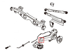 Boccole sferiche per bracci longitudinali posteriori Hardrace Mini R50, R52 e R53 – 2 pezzi – foto 2