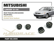 Boccole sferiche per bracci longitudinali posteriori Hardrace Mitsubishi Lancer MK7 CS – 2 pezzi – foto 2