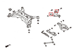 Boccole sferiche per bracci superiori posteriori Hardrace Nissan 350Z, 370Z e Murano e Infiniti FX e G – 4 pezzi – foto 2