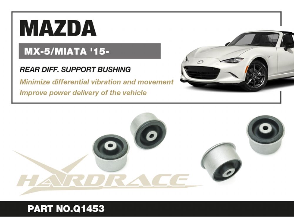 Boccole supporto differenziale posteriore Hardrace Mazda MX-5 ND – kit 2 pezzi – foto 2