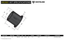 Boccole Whiteline braccio inferiore posteriore dell’asse posteriore, attacco esterno per Honda Civic MK8 FA/FD/FD2 — dettaglio 4
