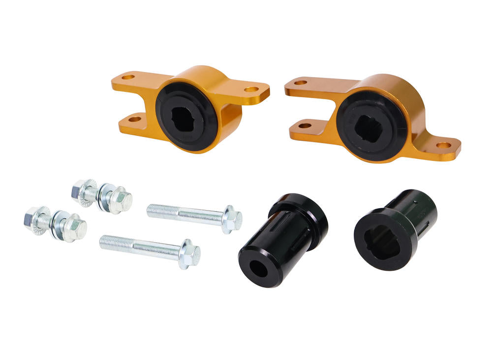 Boccole Whiteline braccio sospensione inferiore dell’asse anteriore, attacco interno posteriore per Honda Civic MK10 FC, FK, FK8 — kit completo