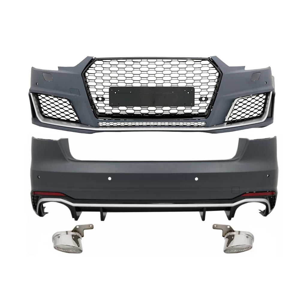 Body kit per Audi A4 B9 8W (2016-2018) con posteriore diffusore RS4 design
