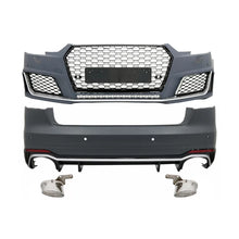 Carica l'immagine nel visualizzatore di Gallery, Body kit per Audi A4 B9 8W (2016-2018) con posteriore diffusore RS4 design
