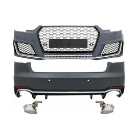 Body kit per Audi A4 B9 8W (2016-2018) con posteriore diffusore RS4 design