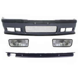 Body kit per BMW Serie 3 E36 (1992-1997) con cromato Fendinebbia e Paraurti posteriore Spoiler M3 design
