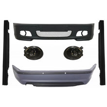 Body kit per BMW Serie 3 E46 berlina (1998-2004) paraurti con PDC Minigonne e Fendinebbia fumé trasparente M-Technik