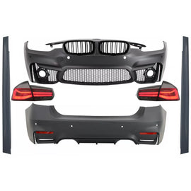 Body kit per BMW Serie 3 F30 (2011-2019) con LED fanali posteriori Indicatori di direzione dinamici sequenziali EVO II