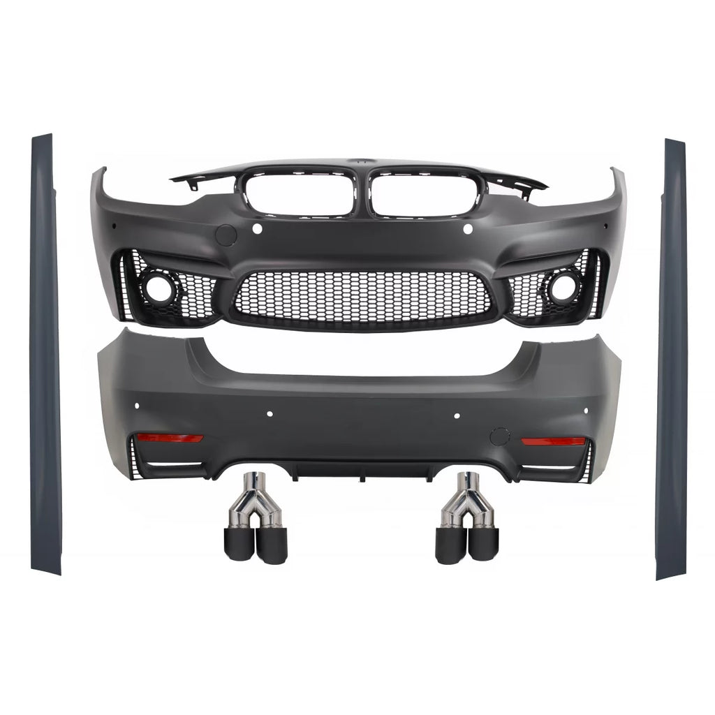 Body kit per BMW Serie 3 F30 (2011-2019) EVO II M3 CS design con Fibra di carbonio Terminali di scarico