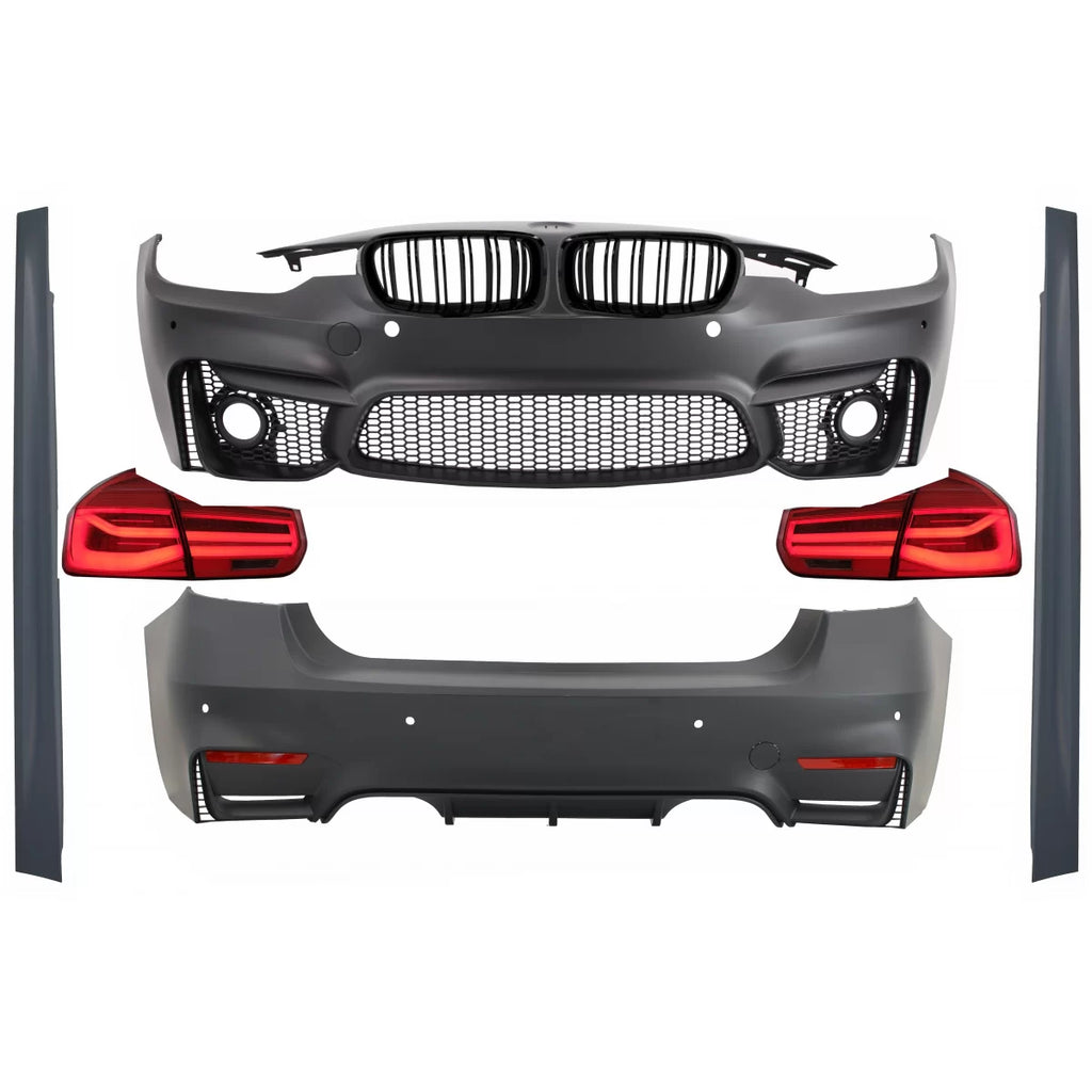 Body kit per BMW Serie 3 F30 (2011-2019) con LED fanali posteriori Indicatori di direzione dinamici sequenziali EVO II