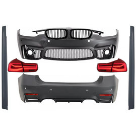 Body kit per BMW Serie 3 F30 (2011-2019) con LED fanali posteriori Indicatori di direzione dinamici sequenziali EVO II