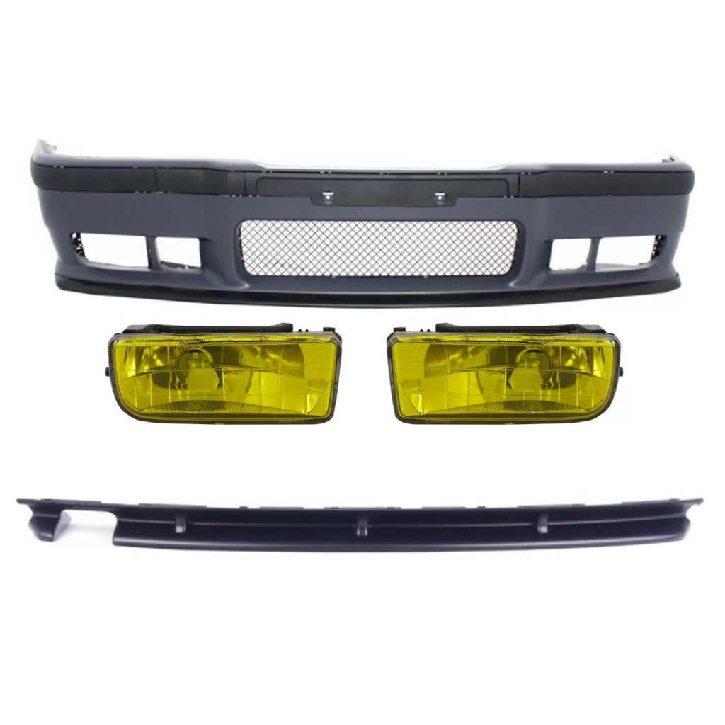 Body kit per BMW 3er E36 (1992-1997) M3 design con giallo Fendinebbia