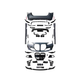 Body kit per BMW 4 G22/G23+LCI anteriore/posteriore: PDC, <OO-OO> 2.0T (B48) Terminali di scarico, Minigonne, Griglia