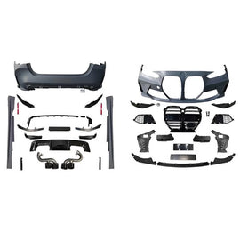 Body kit per BMW 4 G22/G23+LCI anteriore/posteriore: PDC, <OO-OO> 3.0T (B58) Terminali di scarico, Minigonne, Griglia