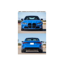 Body kit per BMW 4 G22/G23+LCI anteriore/posteriore: PDC, <OO-OO> 2.0T (B48) Terminali di scarico, Minigonne, Griglia