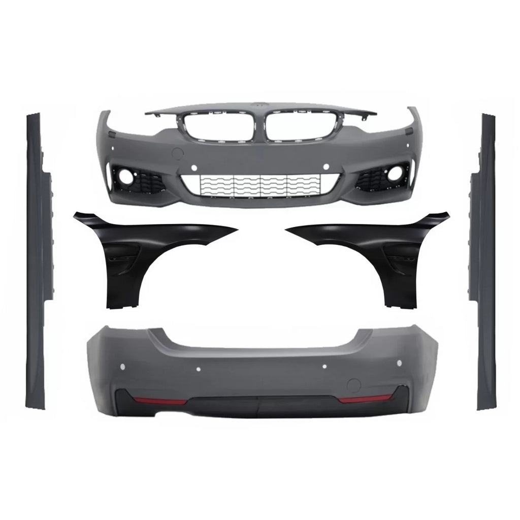 Body kit per BMW Serie 4 F32 F33 (2013 e successivi) con Parafanghi anteriori Sport design Coupe Cabrio