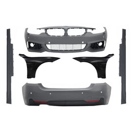 Body kit per BMW Serie 4 F32 F33 (2013 e successivi) con Parafanghi anteriori Sport design Coupe Cabrio
