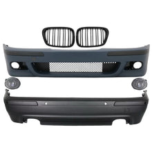 Carica l'immagine nel visualizzatore di Gallery, Body kit per BMW Serie 5 E39 (1997-2003) Doppia uscita M5 design con Fendinebbia Chrom e Griglie centrali nere lucide