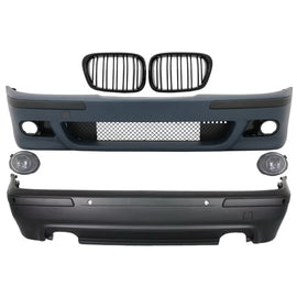 Body kit per BMW Serie 5 E39 (1997-2003) Doppia uscita M5 design con Fendinebbia Chrom e Griglie centrali nere lucide