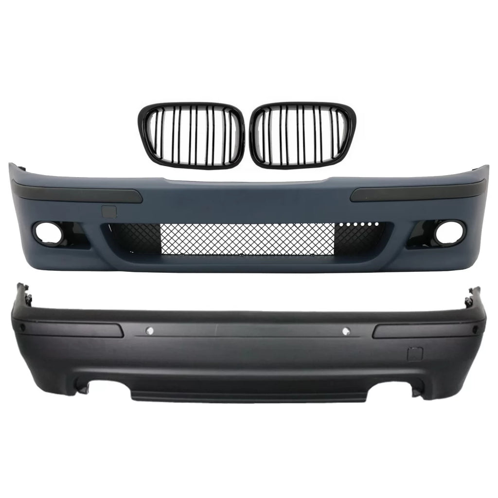 Body kit per BMW Serie 5 E39 (1997-2003) M5 stile con Griglia centrale Doppia lamella Nero lucido