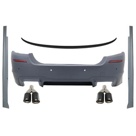 Body kit per BMW Serie 5 F10 (2011-2017) M5 design con doppio doppio Terminali di scarico Fibra di carbonio