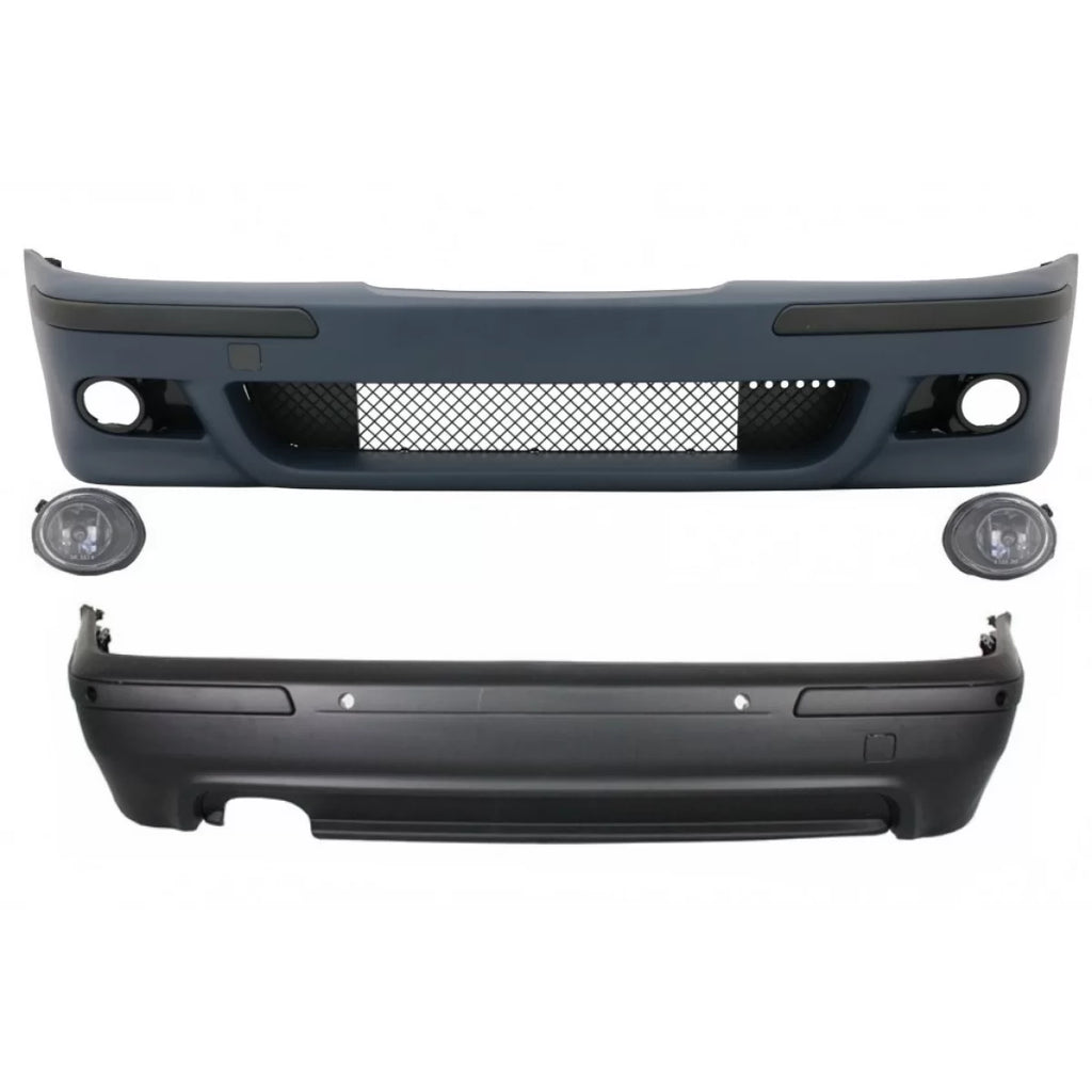 Body kit per BMW E39 Serie 5 (1995-2003) con Fendinebbia trasparente cromato M5 design