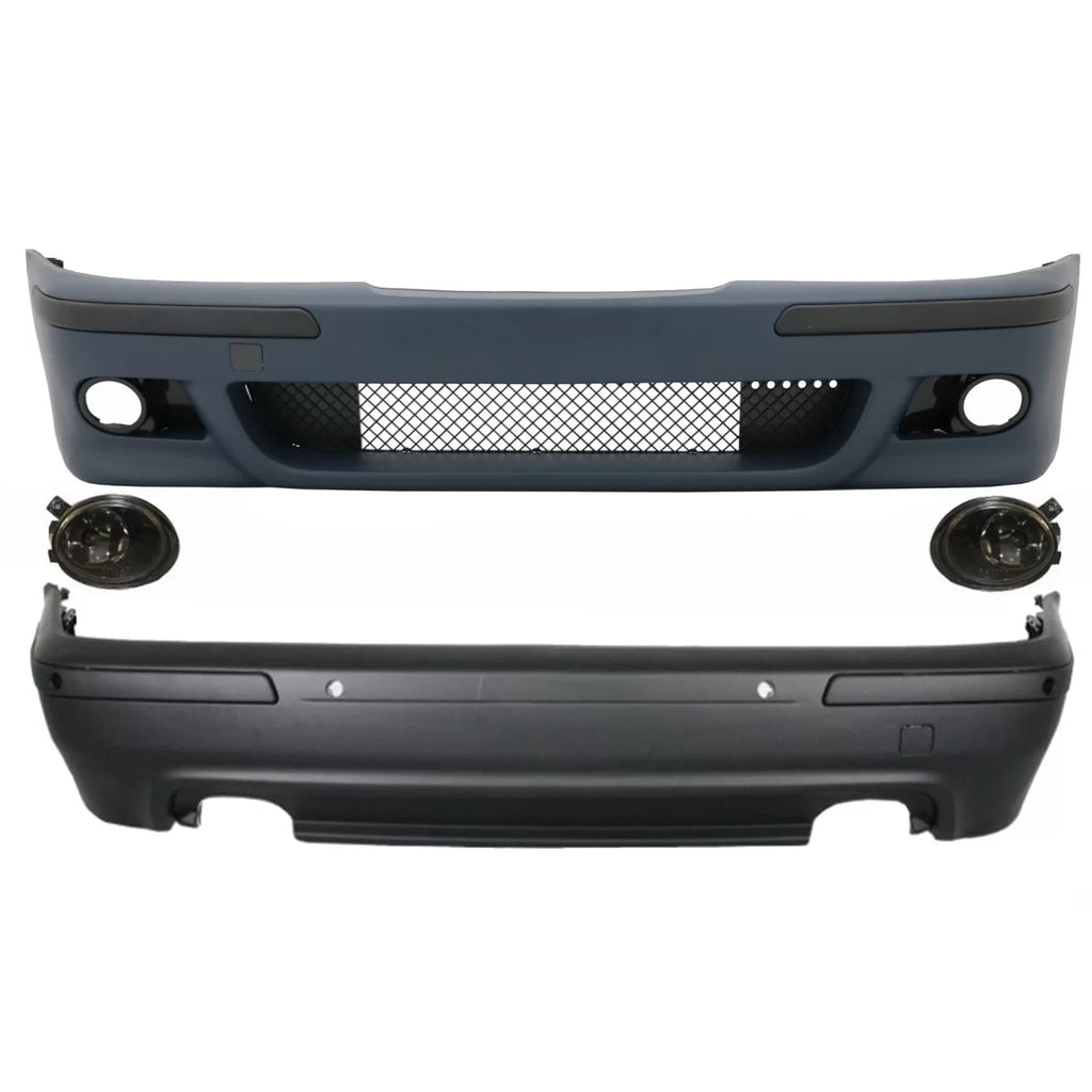 Body kit per BMW E39 Serie 5 (1995-2003) Doppia uscita M5 design Fendinebbia fumé