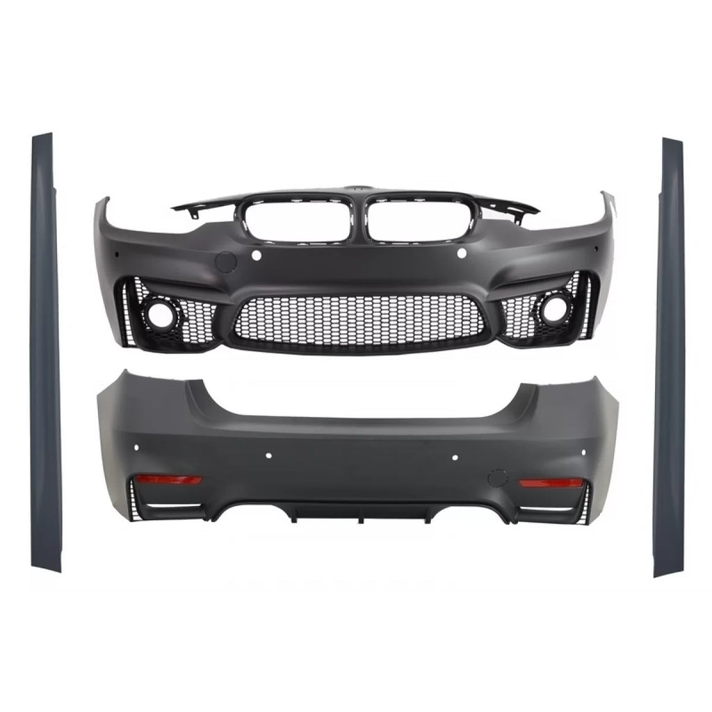 Body kit per BMW F30 (2011-2019) EVO II M3 CS design con doppio doppio Terminali di scarico carbonio