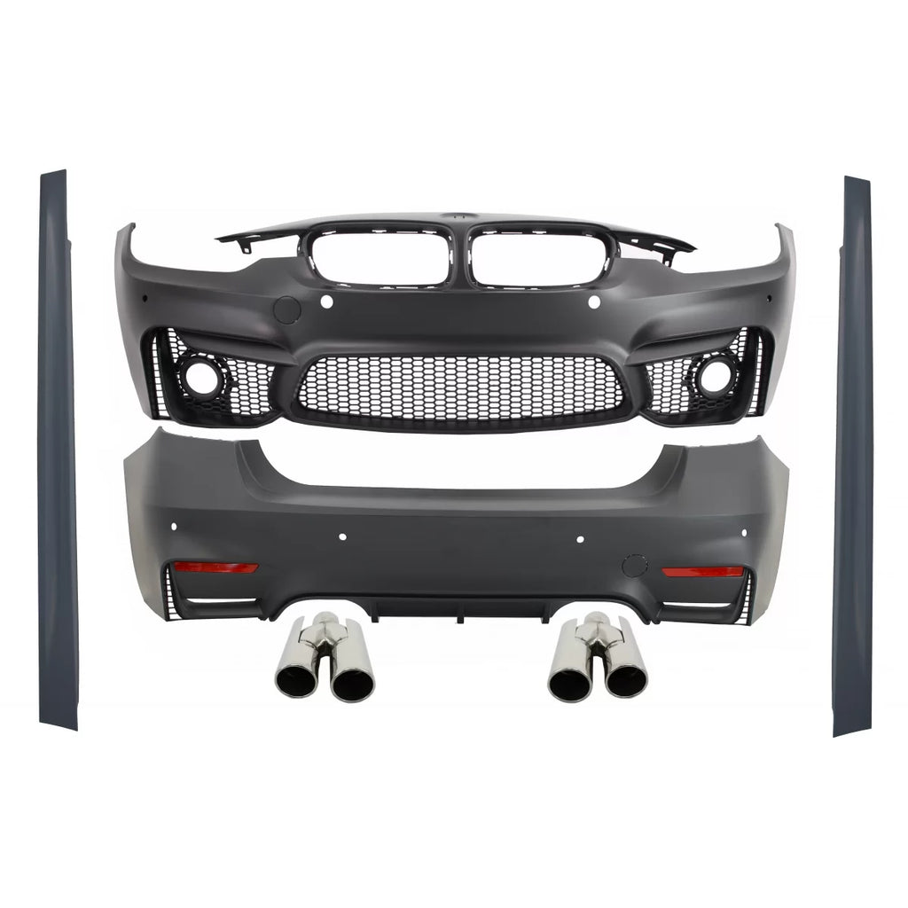 Body kit per BMW F30 (2011-2019) EVO II M3 CS design con Terminali di scarico Quad